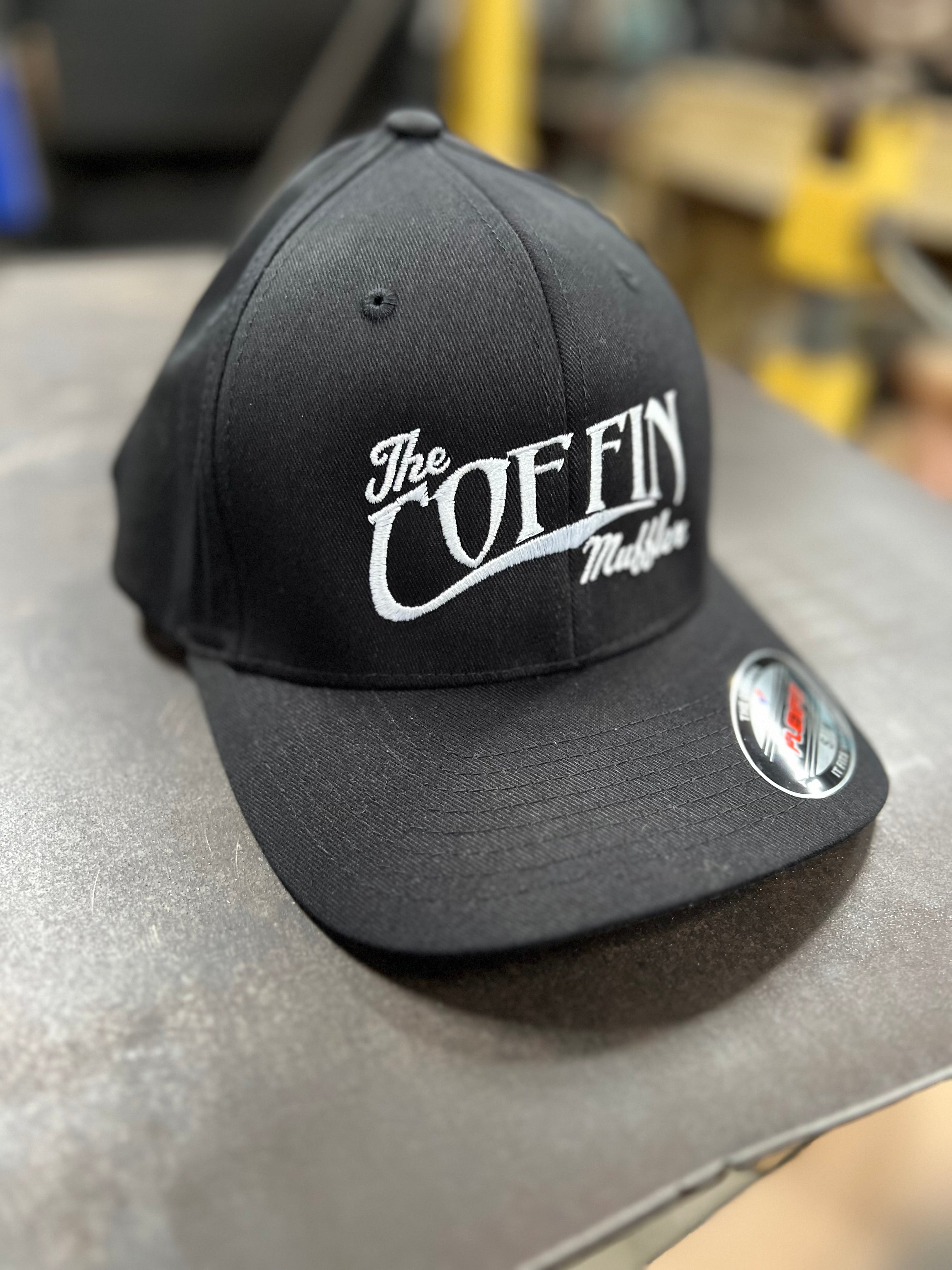 base ball style flex fit coffin hat