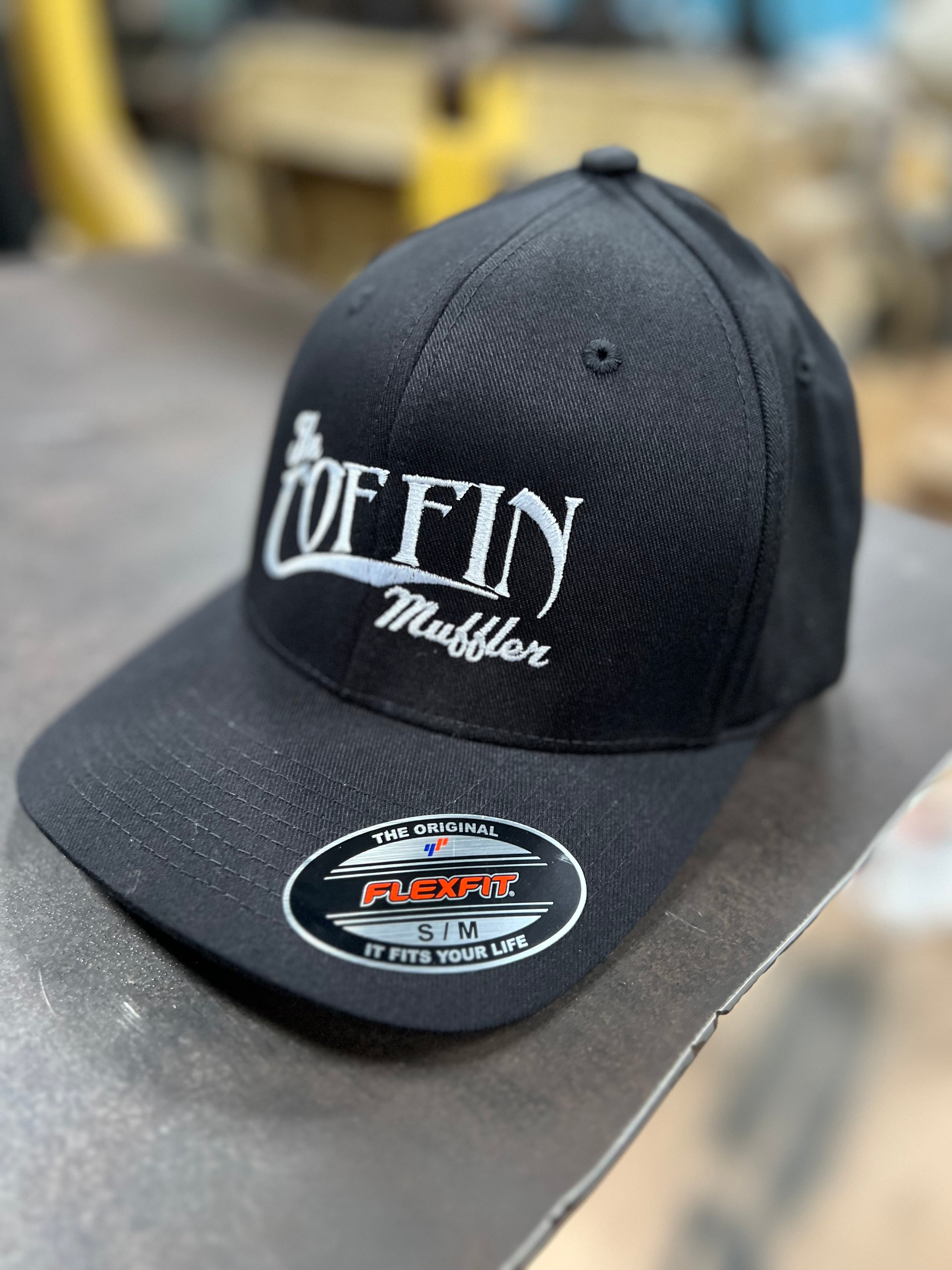 base ball style flex fit coffin hat