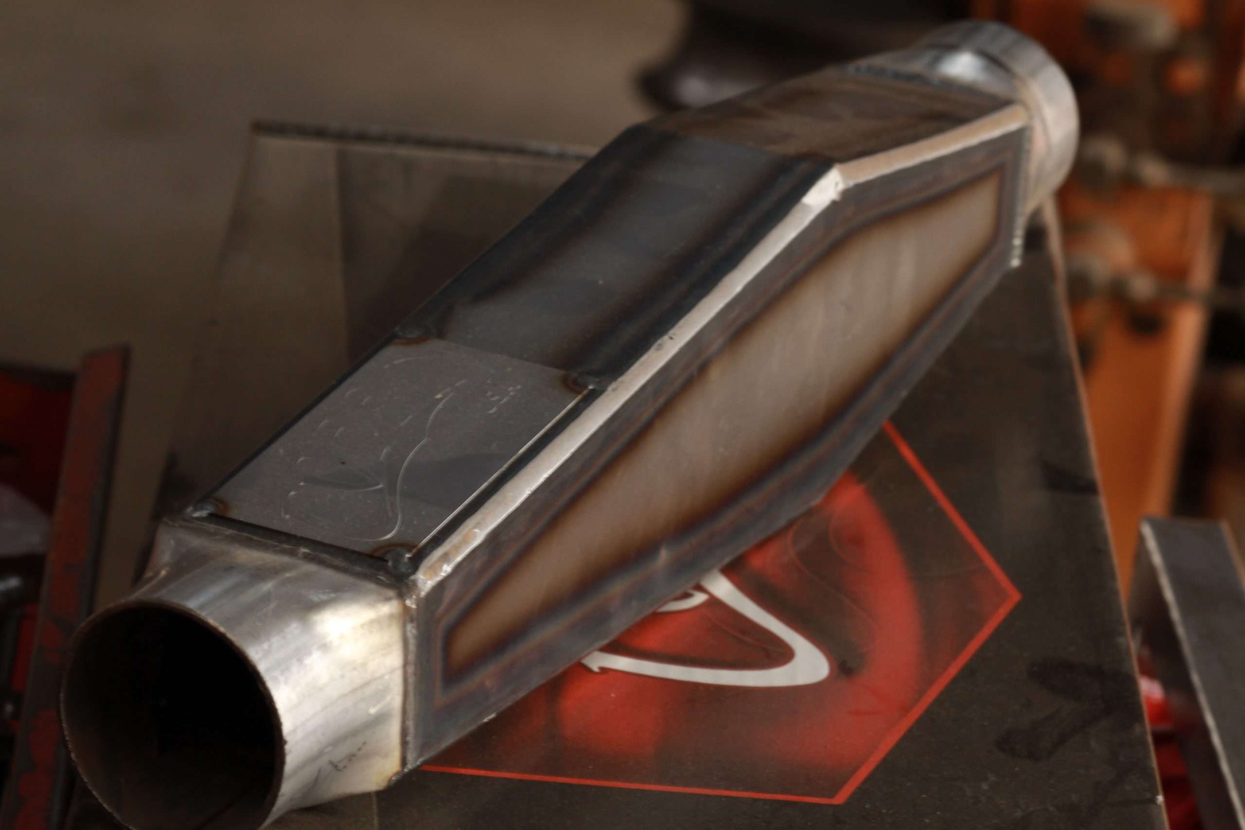 "Pine Box" Coffin muffler®