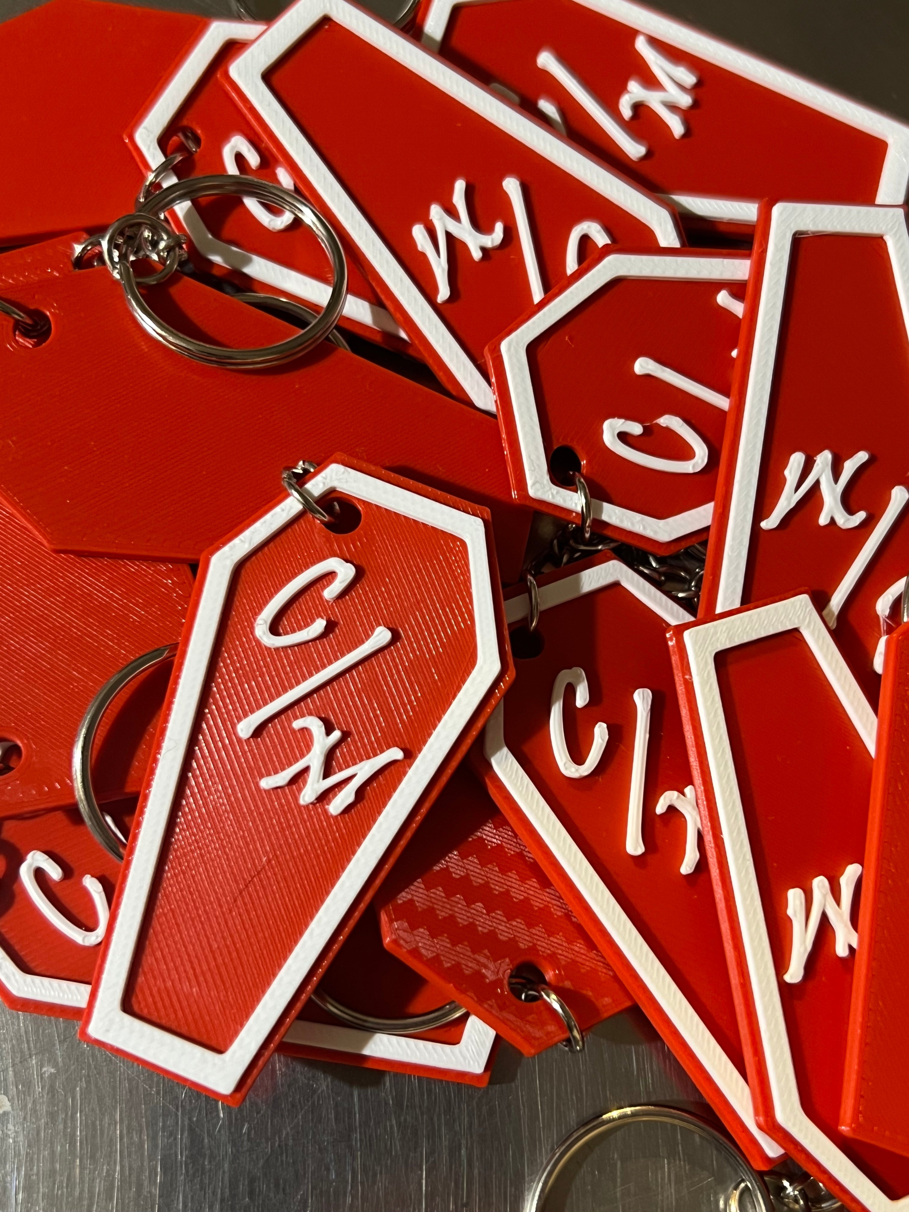 COFFIN KEY CHAIN