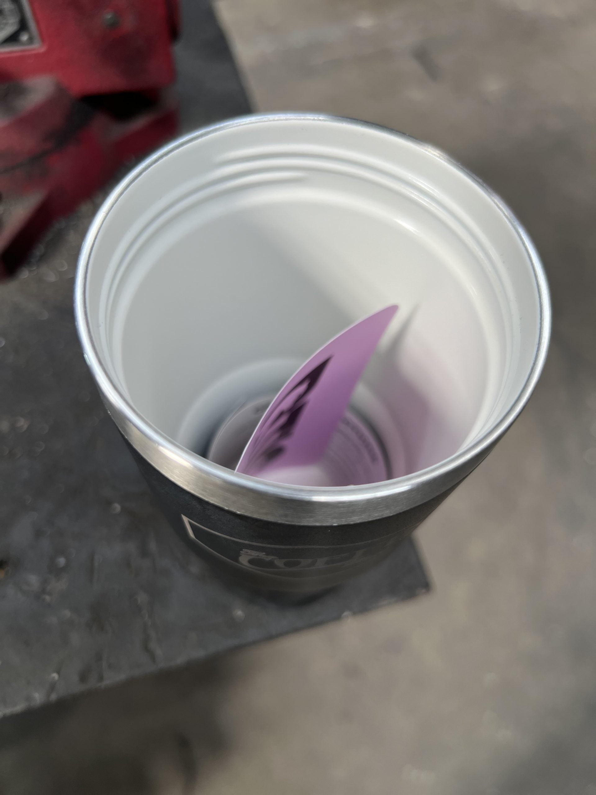 coffin tumbler cup