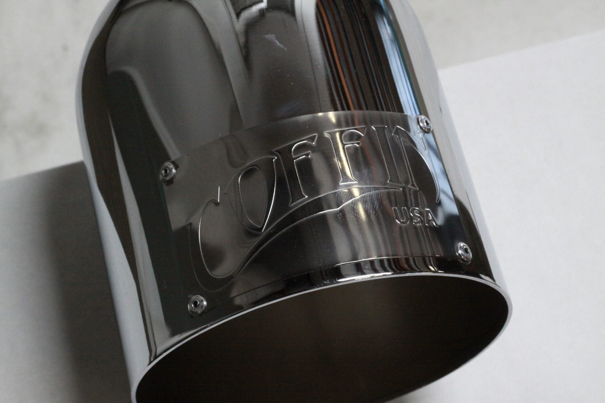5" Short Chrome coffin tip